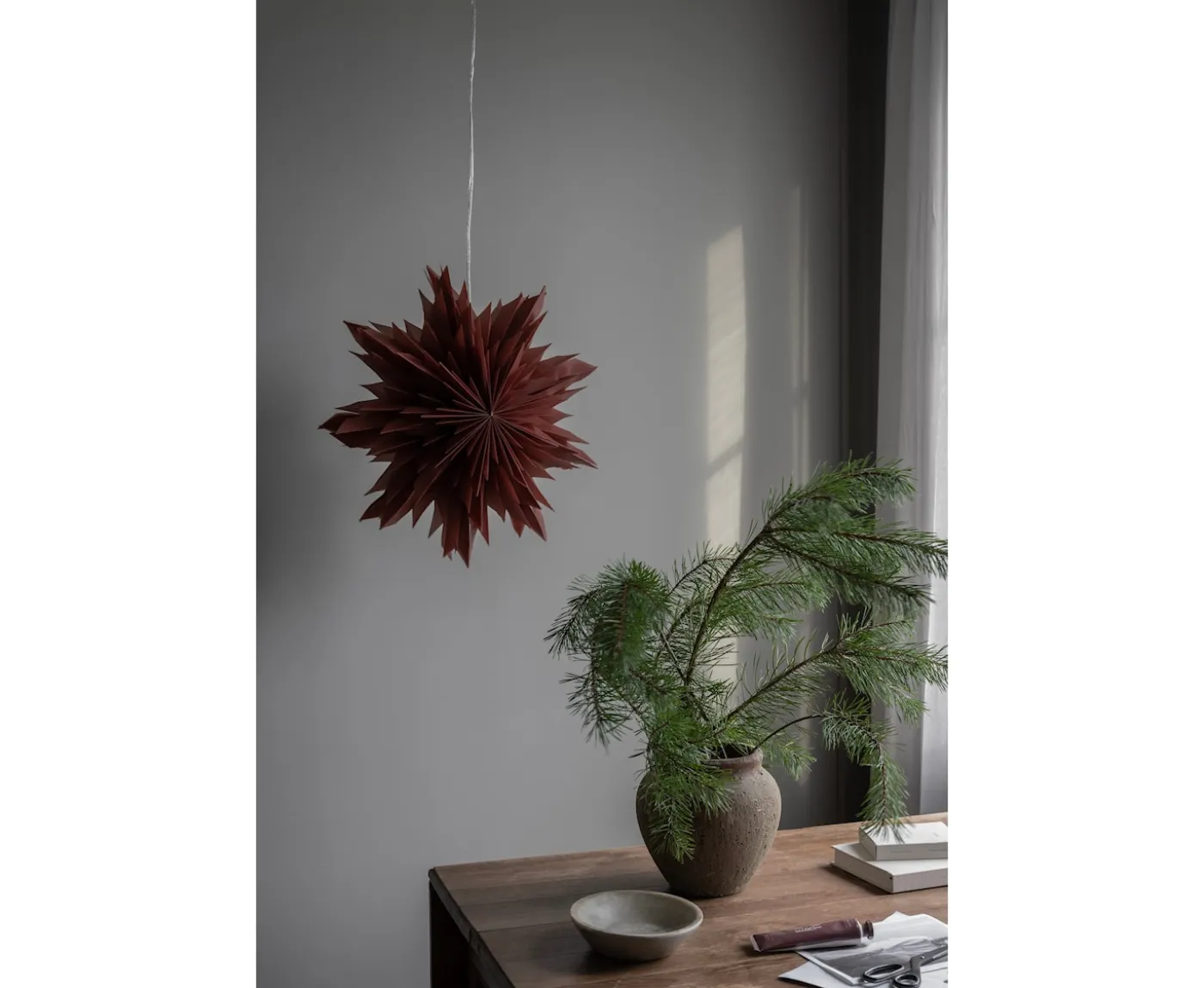 Watt & Veke Oslo Julstjärna Red Ochre 44cm