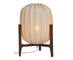 Watt & Veke Prisma Bordslampa Dark Ash/Natural 41cm