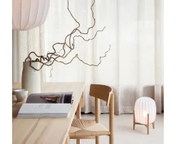 Watt & Veke Prisma Bordslampa Oak/White 41cm