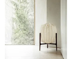 Watt & Veke Prisma Golvlampa Dark Ash/Natural 69cm