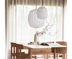 Watt & Veke Prisma Lampskärm Linen White Ø25