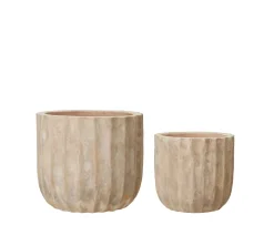Wikholm Form Fedora Kruka Antik Terrakotta 2-pack