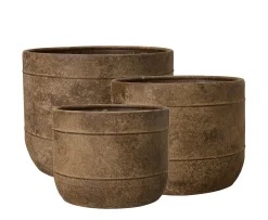 Wikholm Form Luna Kruka Rost 3-pack