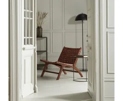 Wikholm Form Porto Loungestol Cognac Large