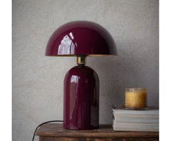 Wikholm Form Rome Bordslampa Vinröd 45cm