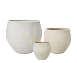 Wikholm Form Vivian Kruka Antik Vit 3-pack