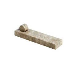 Woud Monolith Rökelsehållare Light brown marble
