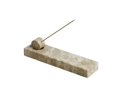 Woud Monolith Rökelsehållare Light brown marble