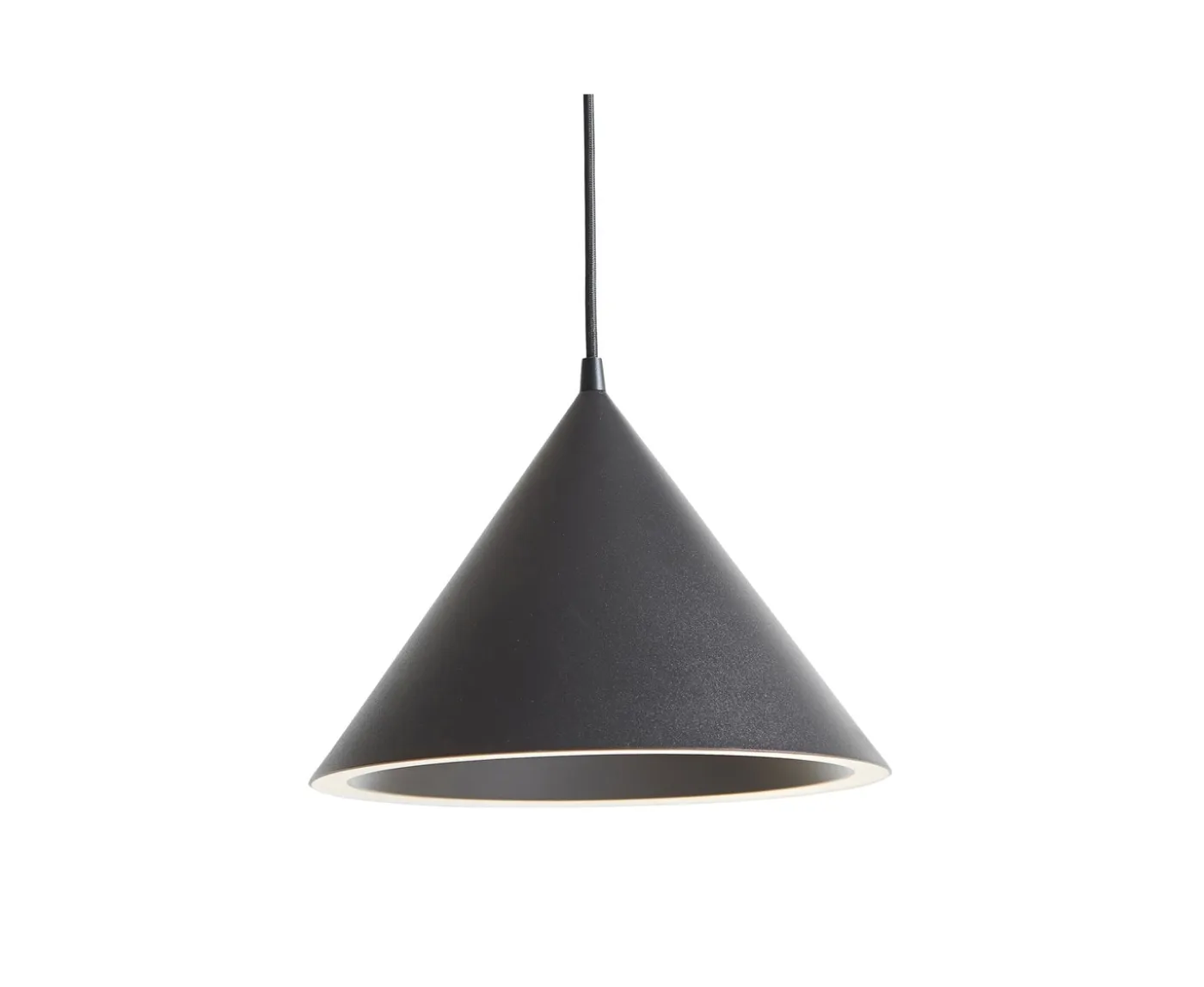 Woud Annular Taklampa Black Ø32