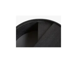 Woud Arc Sidobord Black Ash Ø42