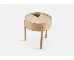Woud Arc Sidobord Oak Ø42