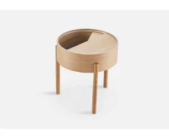 Woud Arc Sidobord Oak Ø42