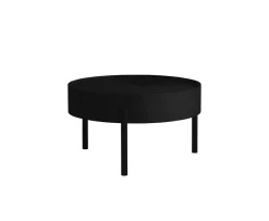 Woud Arc Soffbord Black Ash Ø66