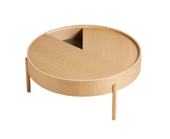 Woud Arc Soffbord Oak Ø89