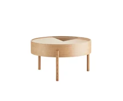Woud Arc Soffbord Oak Ø66