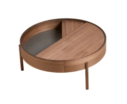 Woud Arc Soffbord Walnut Ø89
