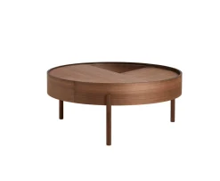 Woud Arc Soffbord Walnut Ø89