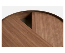 Woud Arc Soffbord Walnut Ø89