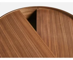 Woud Arc Soffbord Walnut Ø66