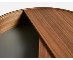 Woud Arc Soffbord Walnut Ø66