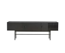 Woud Array Low Sideboard Black 150cm