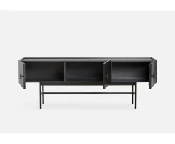 Woud Array Low Sideboard Black 150cm