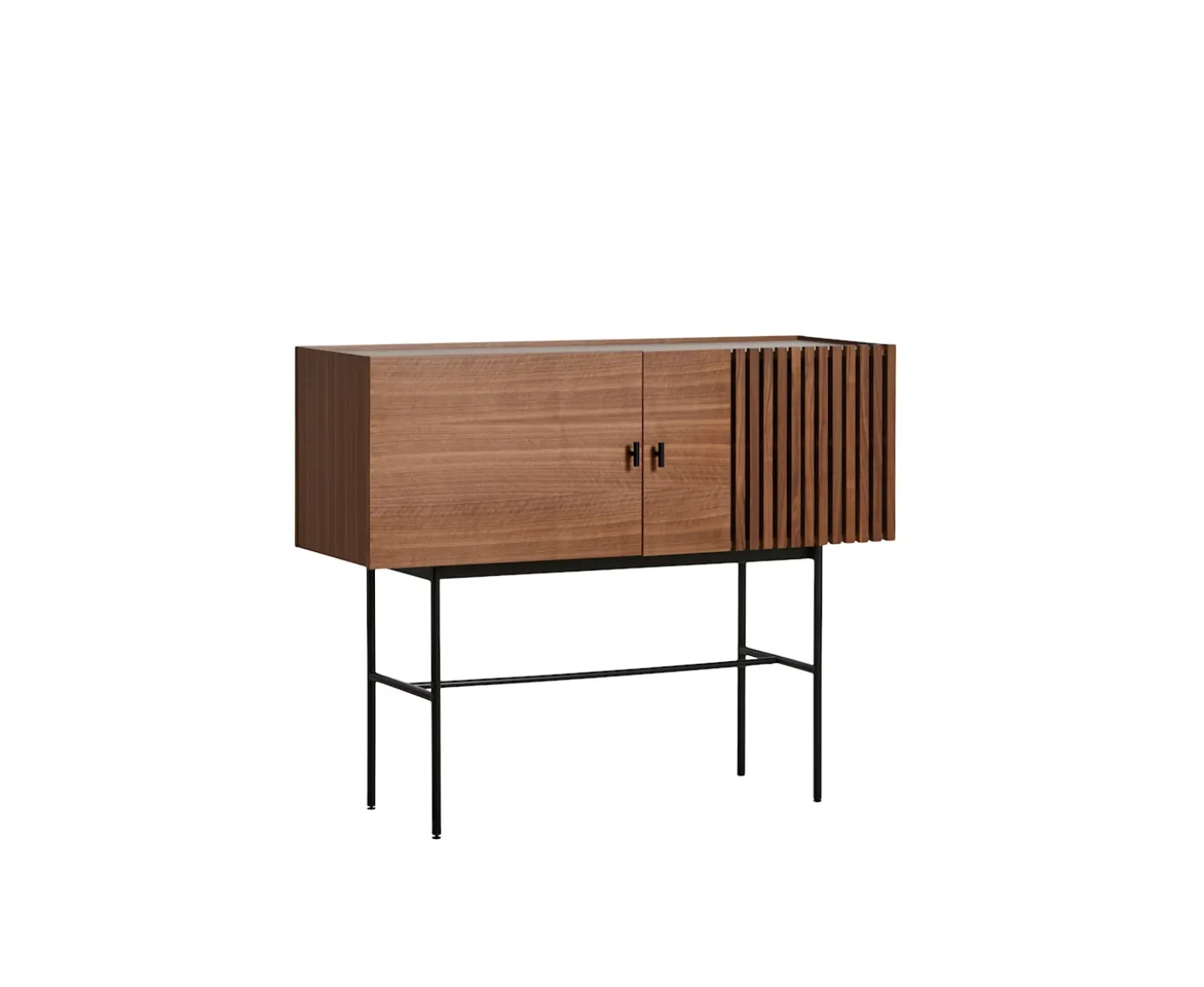 Woud Array Sideboard Walnut/Black 120cm