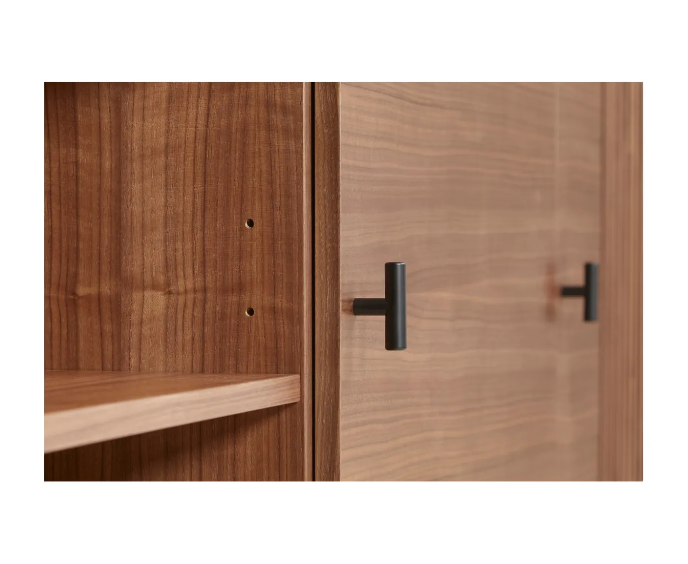 Woud Array Sideboard Walnut/Black 120cm