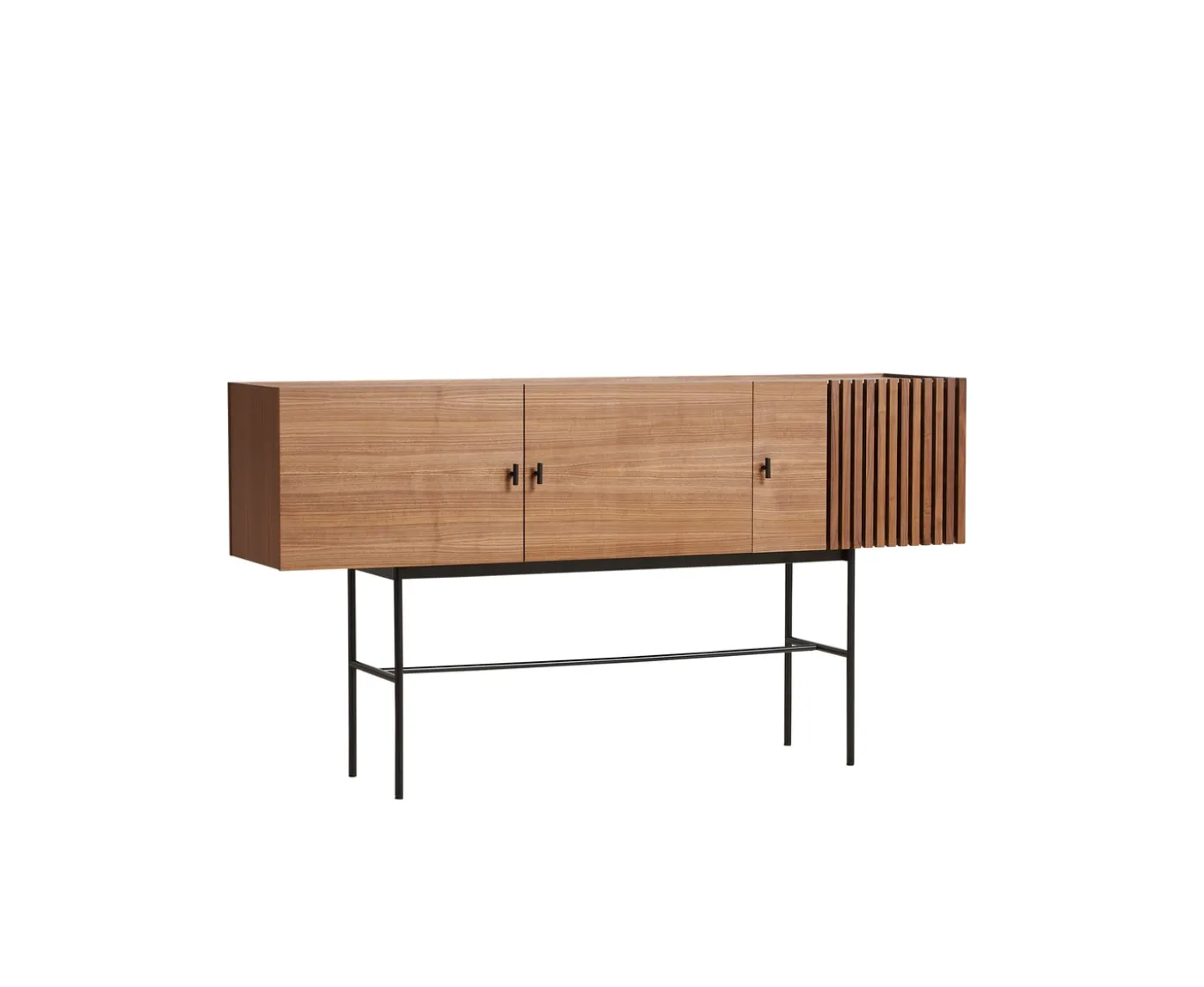 Woud Array Sideboard Walnut/Black 180cm