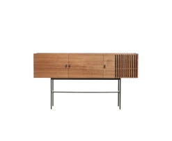 Woud Array Sideboard Walnut/Black 180cm
