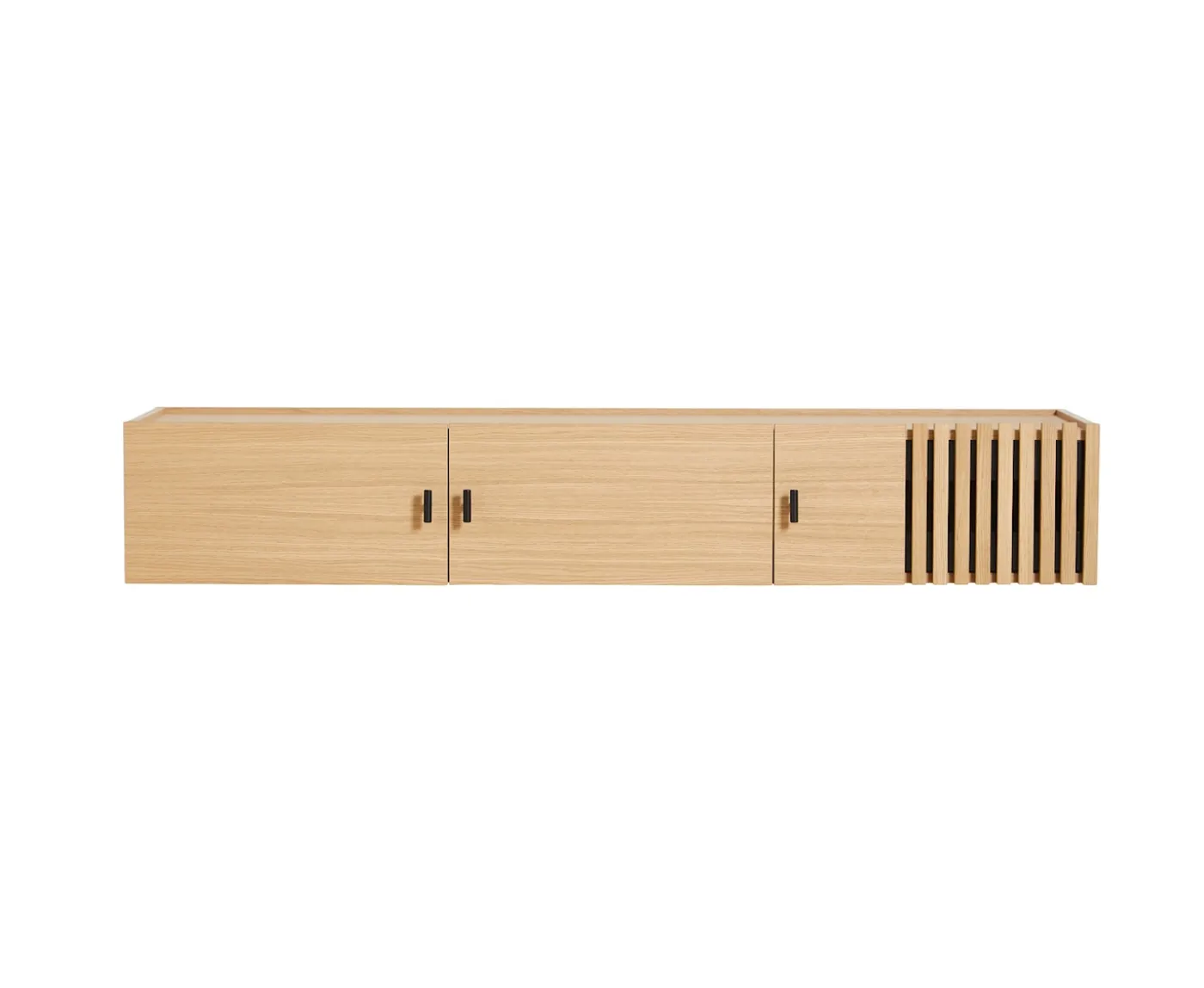 Woud Array Väggmonterat Sideboard White Oak/Black 150cm