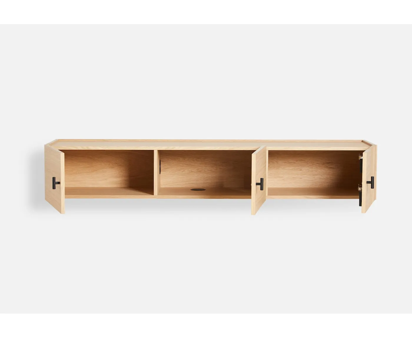 Woud Array Väggmonterat Sideboard White Oak/Black 150cm