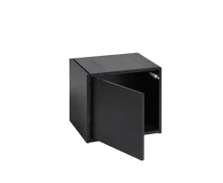 Woud Bricks Cube Left Skåp Black 36x36