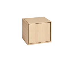 Woud Bricks Cube Left Skåp White Oak 36x36