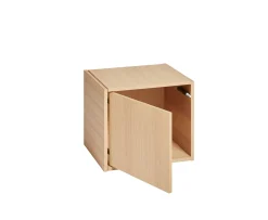 Woud Bricks Cube Left Skåp White Oak 36x36