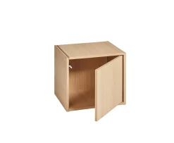Woud Bricks Cube Right Skåp White Oak 36x36