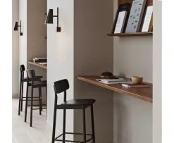 Woud Cono Vägglampa Black 33cm