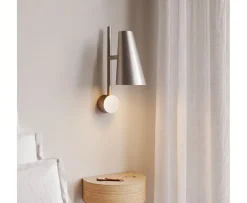 Woud Cono Vägglampa Satin 33cm