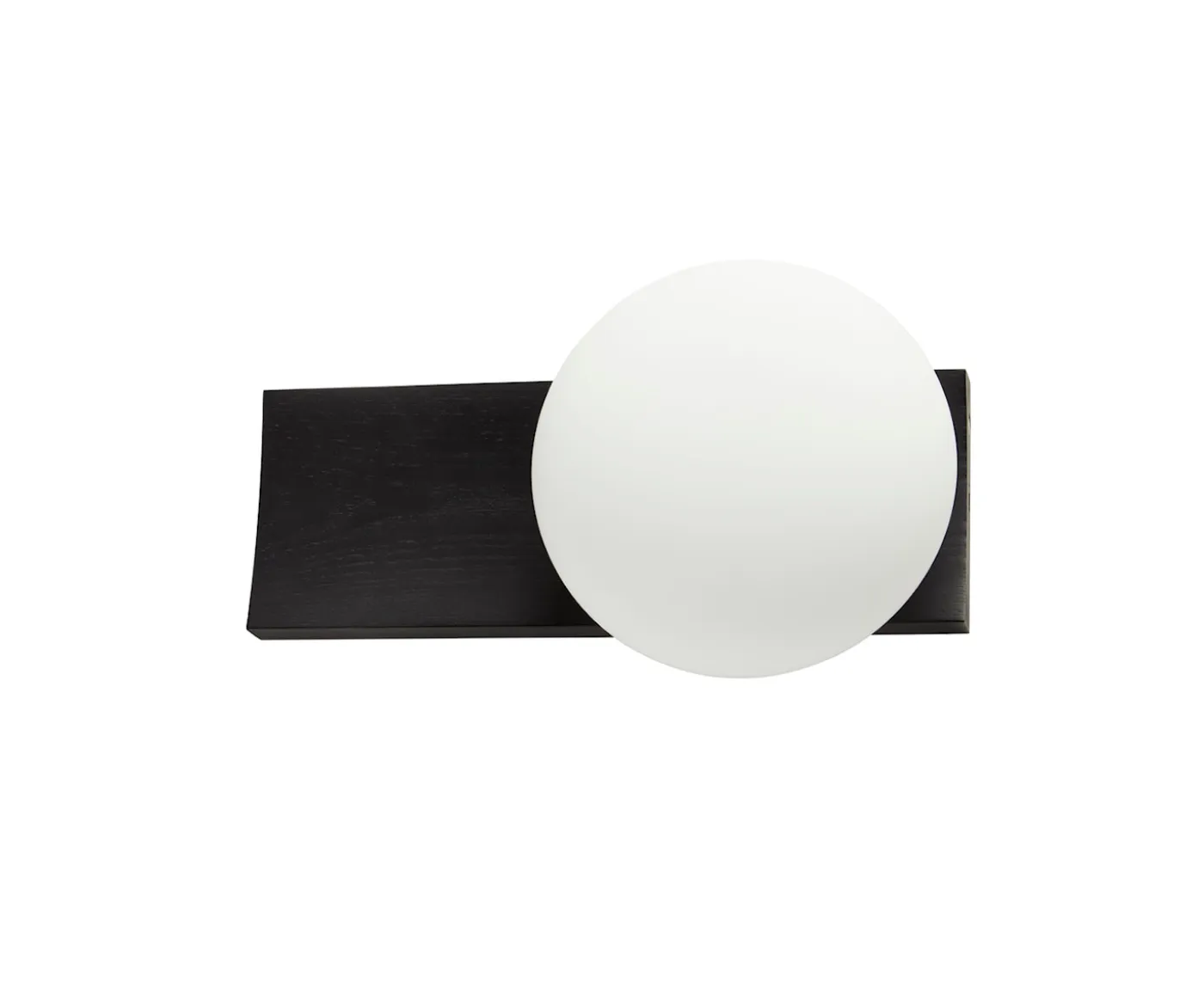 Woud Dew Bord/Vägglampa Opal/Black Ash