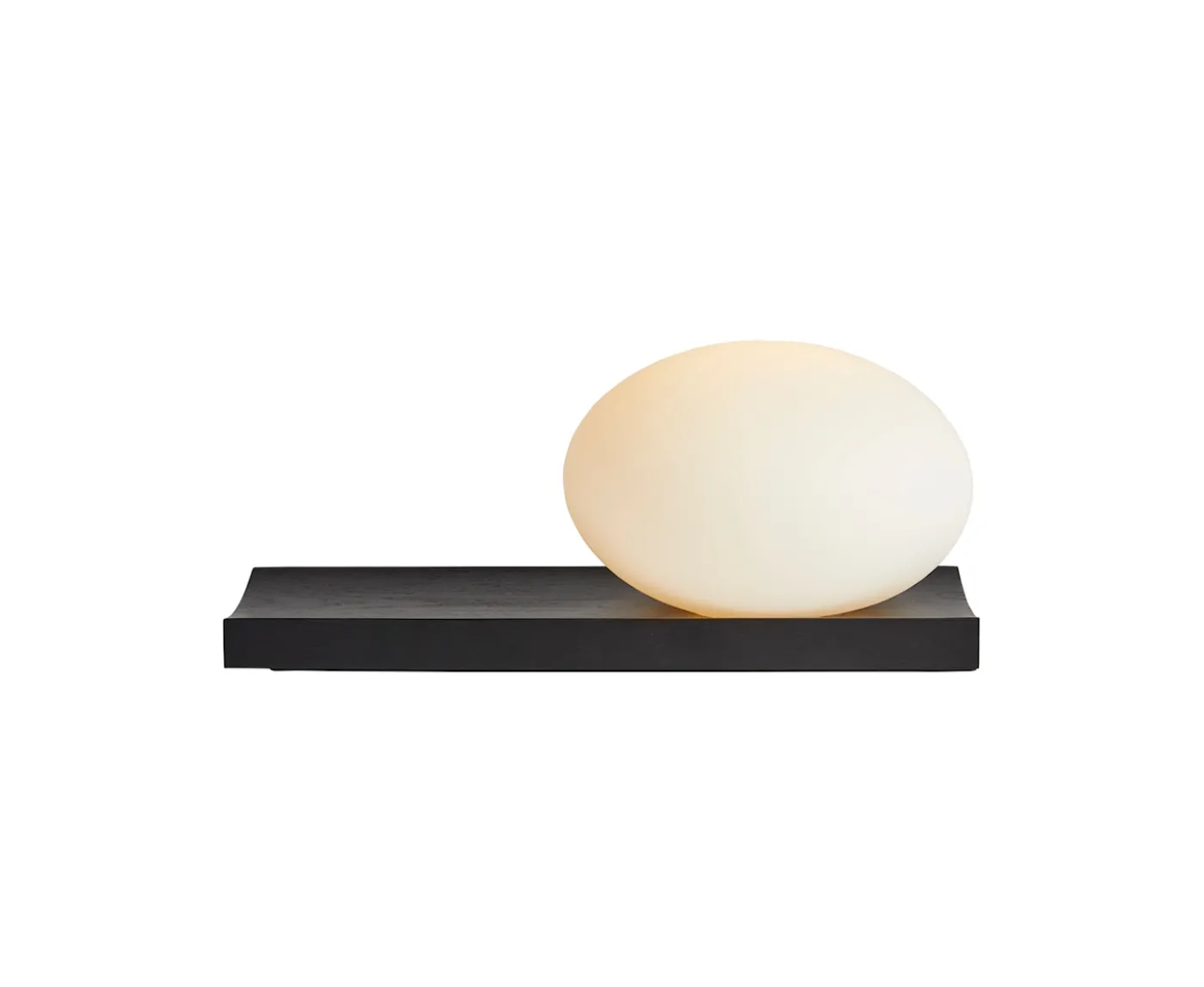 Woud Dew Bord/Vägglampa Opal/Black Ash