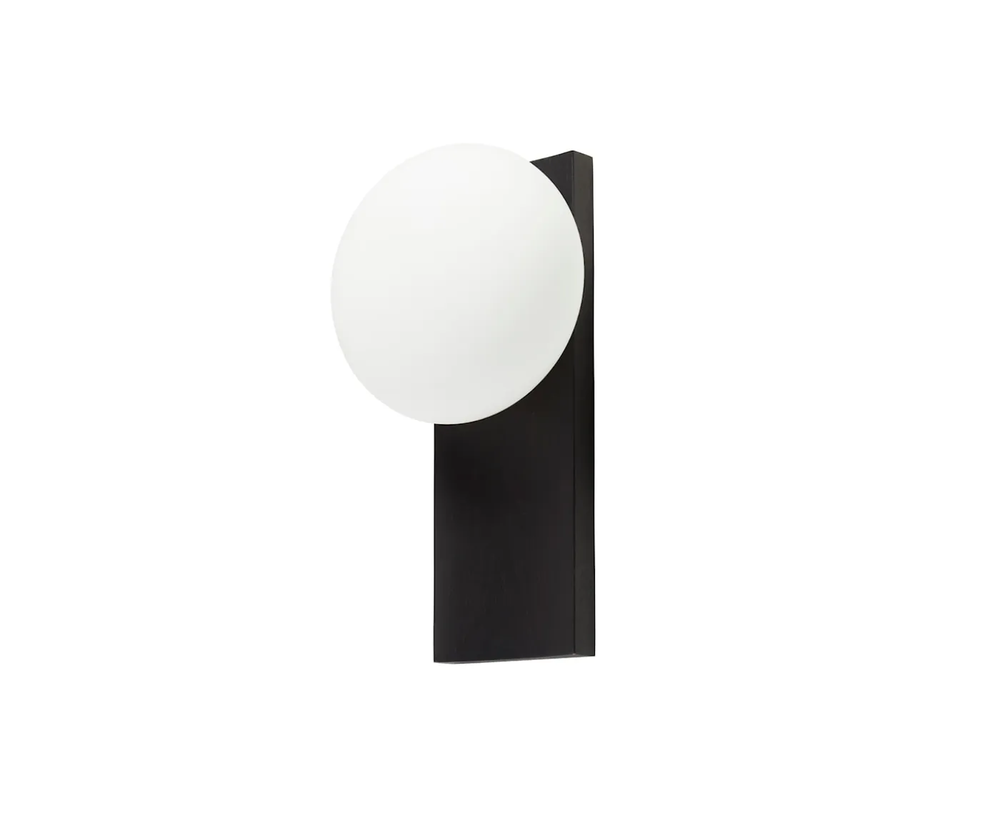 Woud Dew Bord/Vägglampa Opal/Black Ash