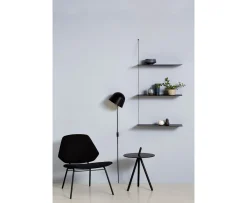 Woud Kuppi Vägglampa Svart
