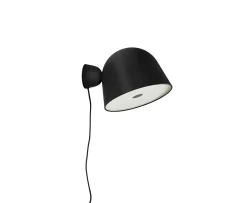 Woud Kuppi Vägglampa Svart