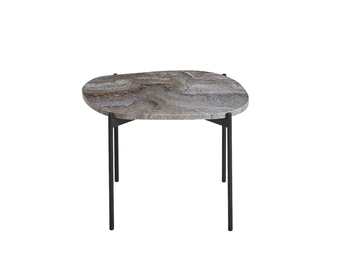 Woud La Terra Sidobord Grey/Black Medium