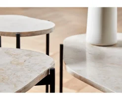 Woud La Terra Sidobord Ivory/Black Medium