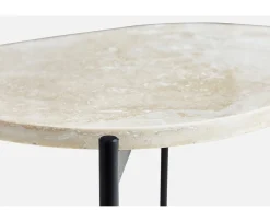 Woud La Terra Sidobord Ivory/Black Small
