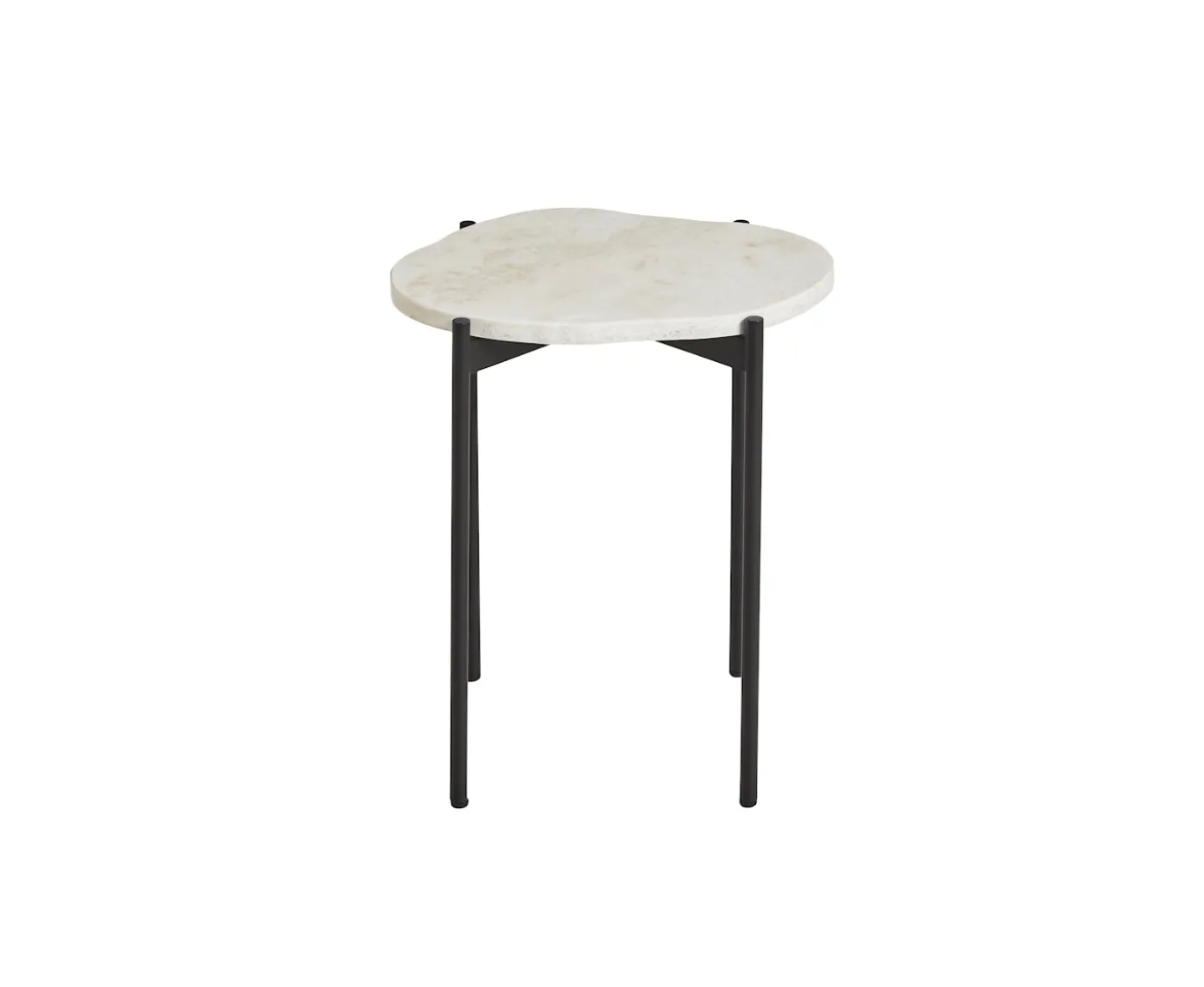 Woud La Terra Sidobord Ivory/Black Small