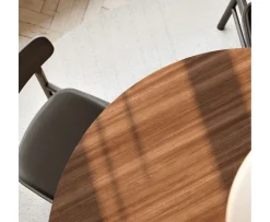 Woud Ludo Matbord Walnut Ø130