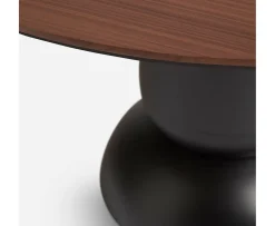 Woud Ludo Matbord Walnut Ø130