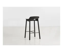 Woud Mono Barstol Black Ash
